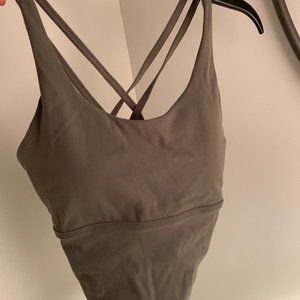 NVGTN Khaki Green Matrix Bra Top